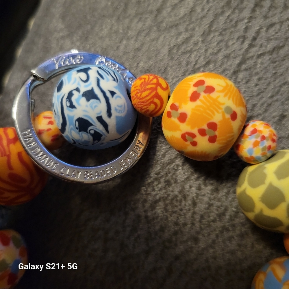 New Viva Handmade Beads key ring - Picture 5 of 5